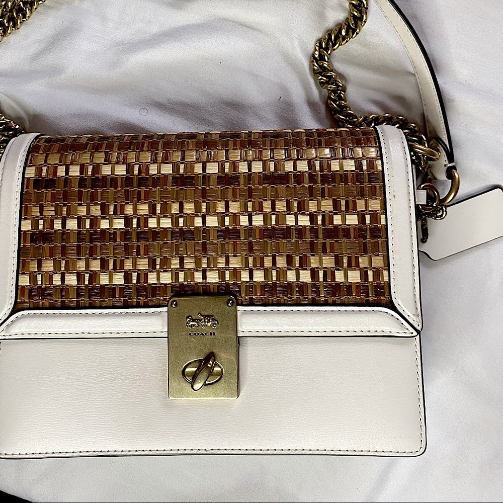 COACH Hutton Woven Bag